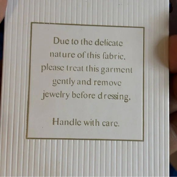 Mac Duggal Light Blue Sequin Tea-Length V-Neck Long Sleeve Formal Dress 22 *NOTE - Picture 10 of 16